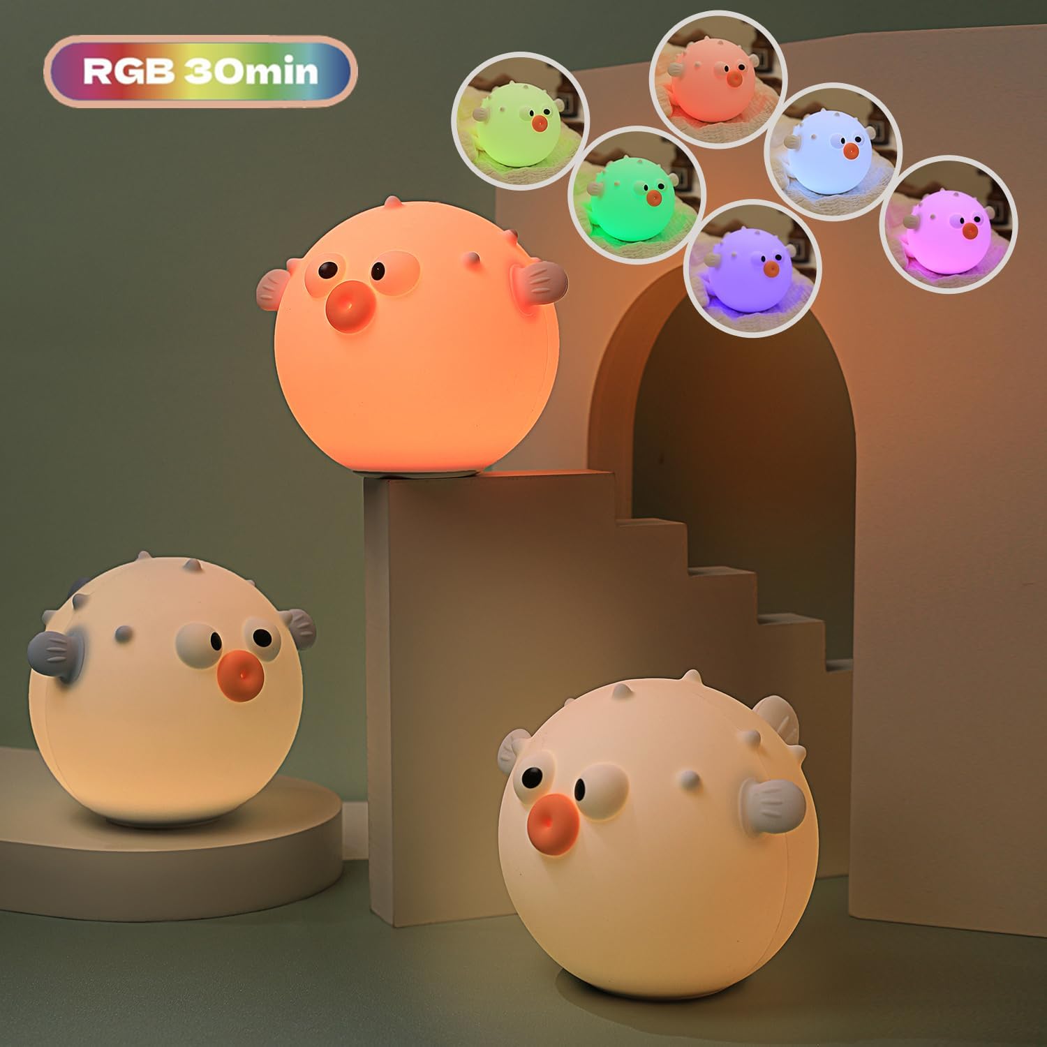 Bestfaith Cute Anemonefish Night Light