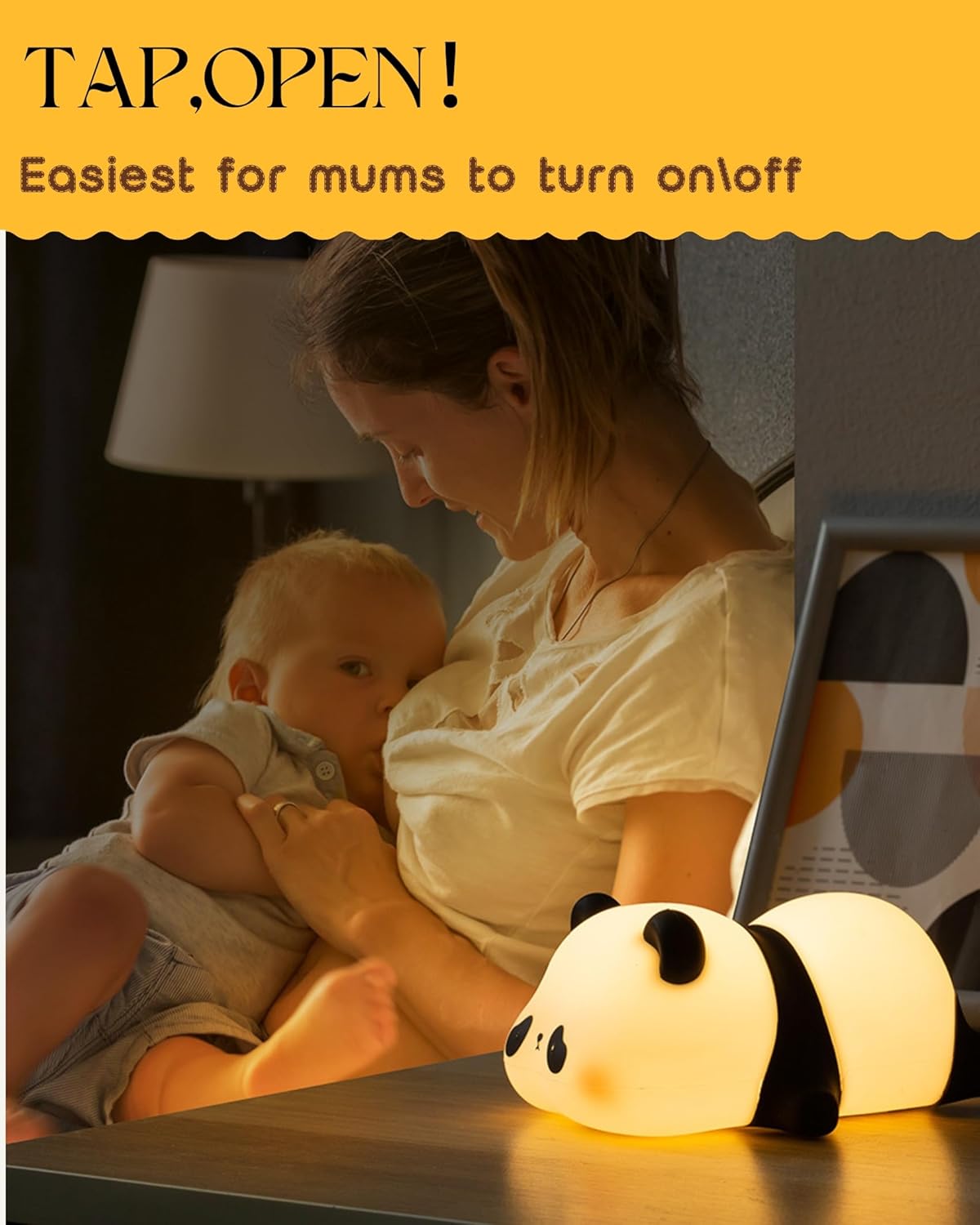 Panda Night Light for Kids